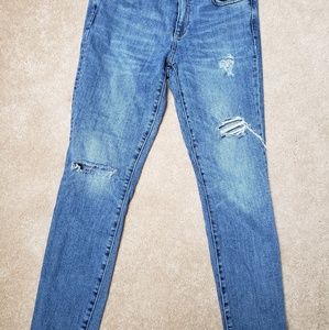Gap distressed jeans. Skinny, size 29r